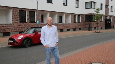 Jost Kemmerich freut sich über die gelungene Renovierung des ehemaligen Verwaltungsgebäudes.  (Foto: gi)
