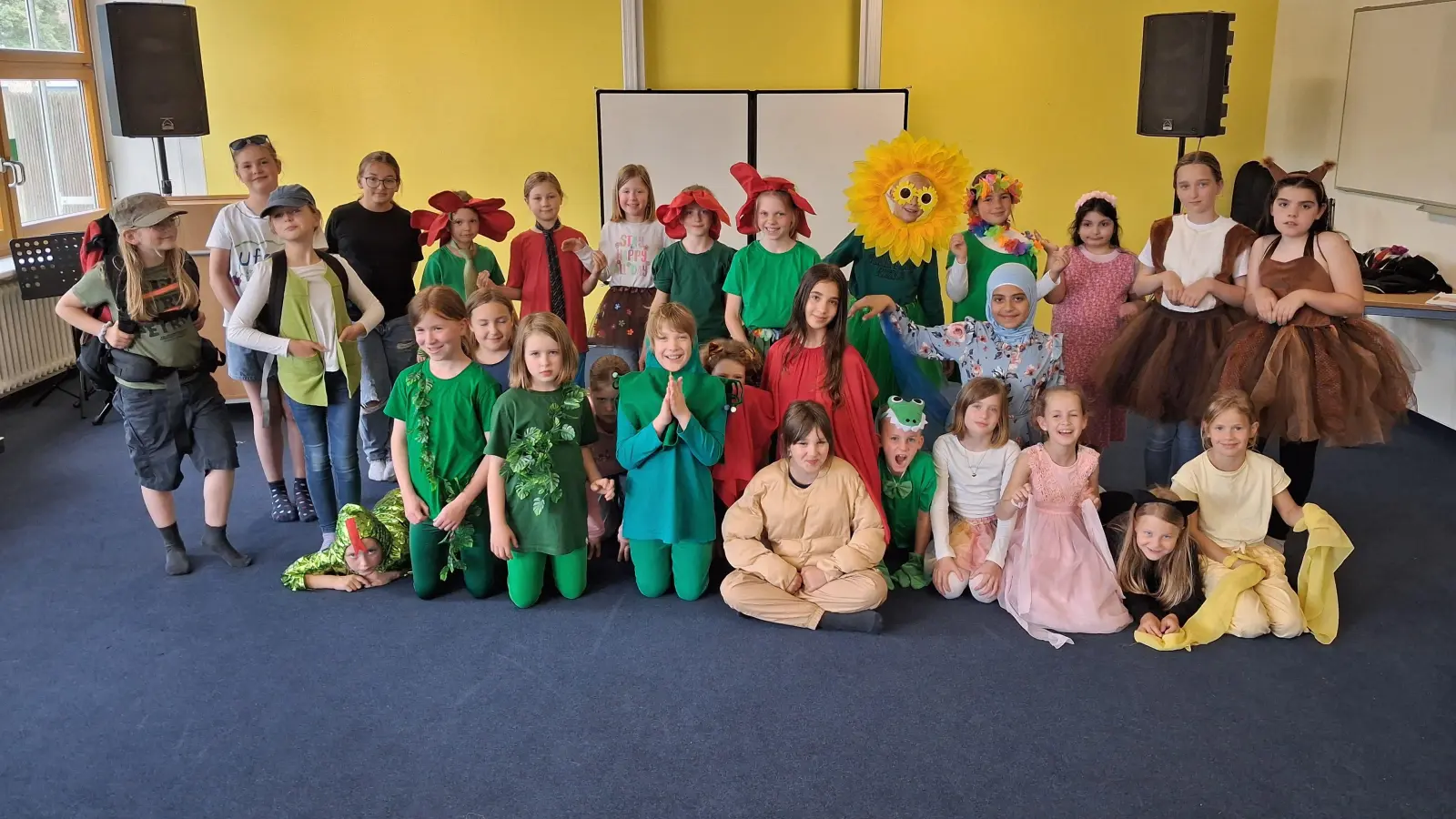 Die Barnebees: Mit „Wimba – das Geheimnis im Urwald“ betritt dieser Chor Neuland. (Foto: privat)