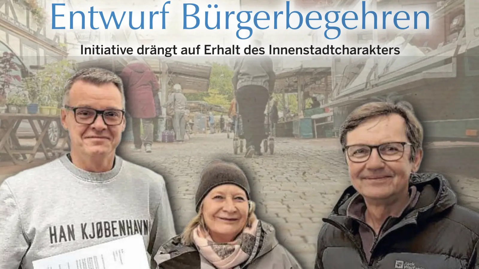 Bürgerbegehren Innenstadt: Initiative will einen Ratsbeschluss verhindern. (Foto: tau)