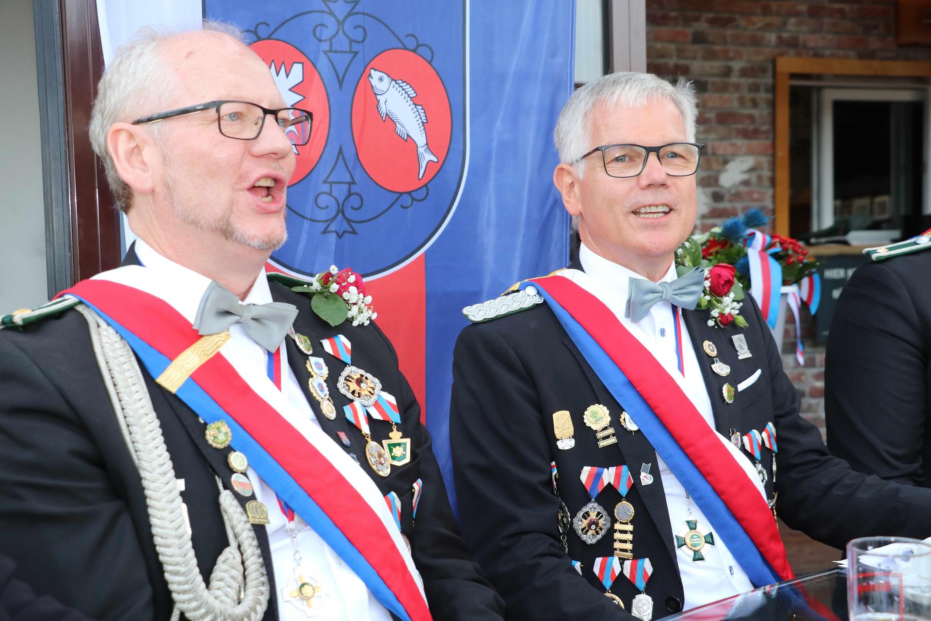 Teil des Schützenfestwochenendes: Eindrücke vom Bürgerfrühstück.  (Foto: gi)