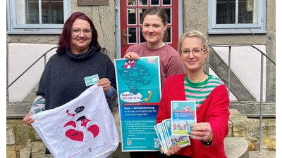 Unterstützen das Programm (v.li.): Nora Rosenberg, Maja Kirsch und Marija Giessen. (Foto: privat)