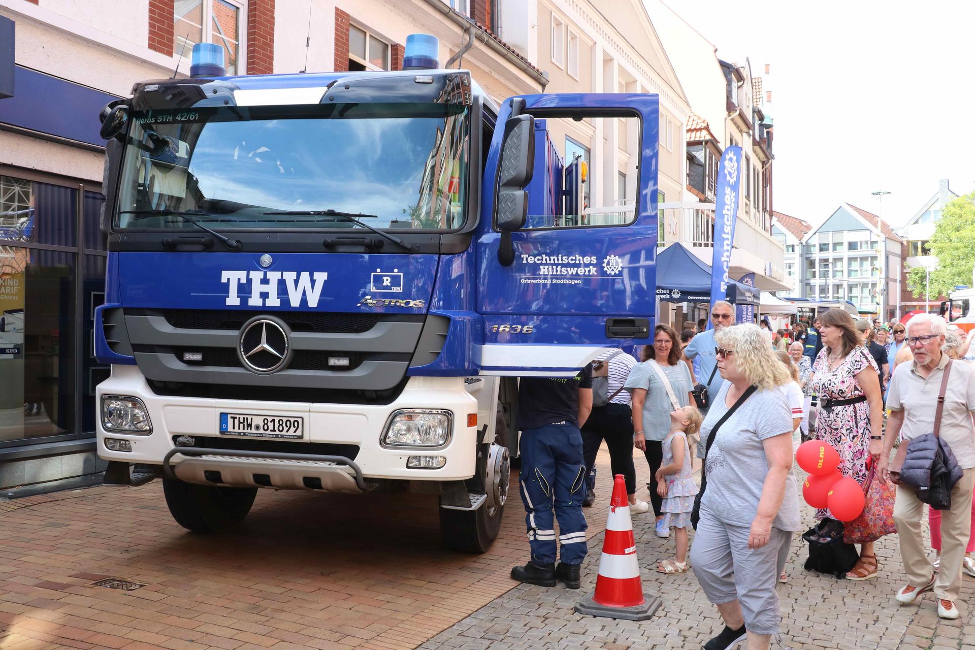 Eindrücke vom Rettertag in der Innenstadt und bei den Stadtwerken. (Foto: gi)