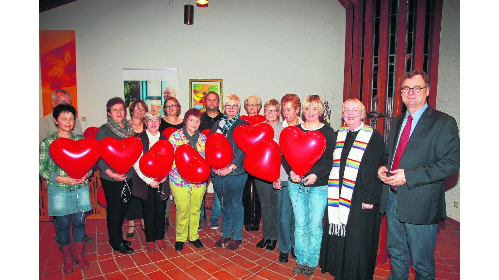 Jubiläumsgottesdienst für verdiente Mitarbeiter (Foto: gi)