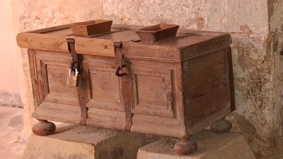 Während der Öffnungszeiten der Kirche wurde die Spendentruhe aufgebrochen.  (Foto: privat)