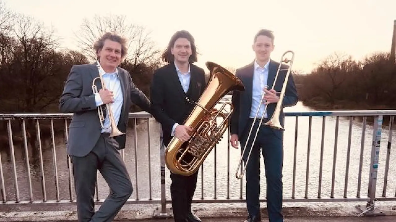 Eine Bläserformation der besonderen Art: Das „Gold Groove Trio”. (Foto: privat)