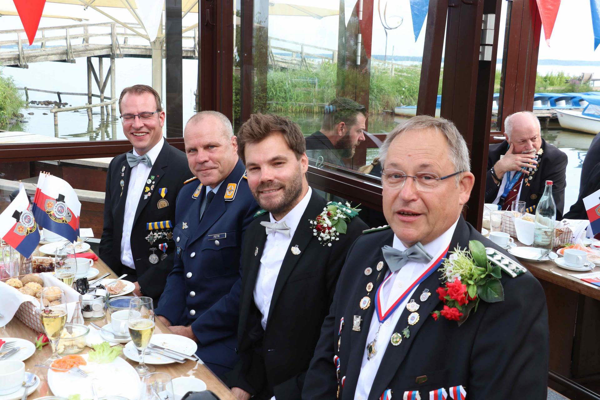 Teil des Schützenfestwochenendes: Eindrücke vom Bürgerfrühstück.  (Foto: gi)