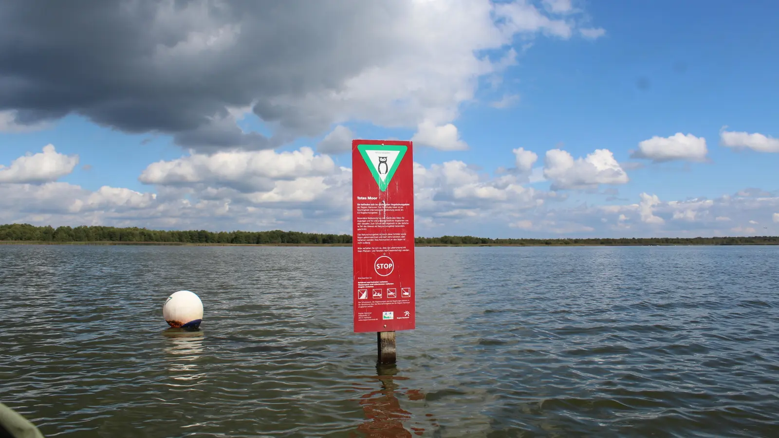 Gilt auch im Winter: Naturschutz am Steinhuder Meer. (Foto: wb)