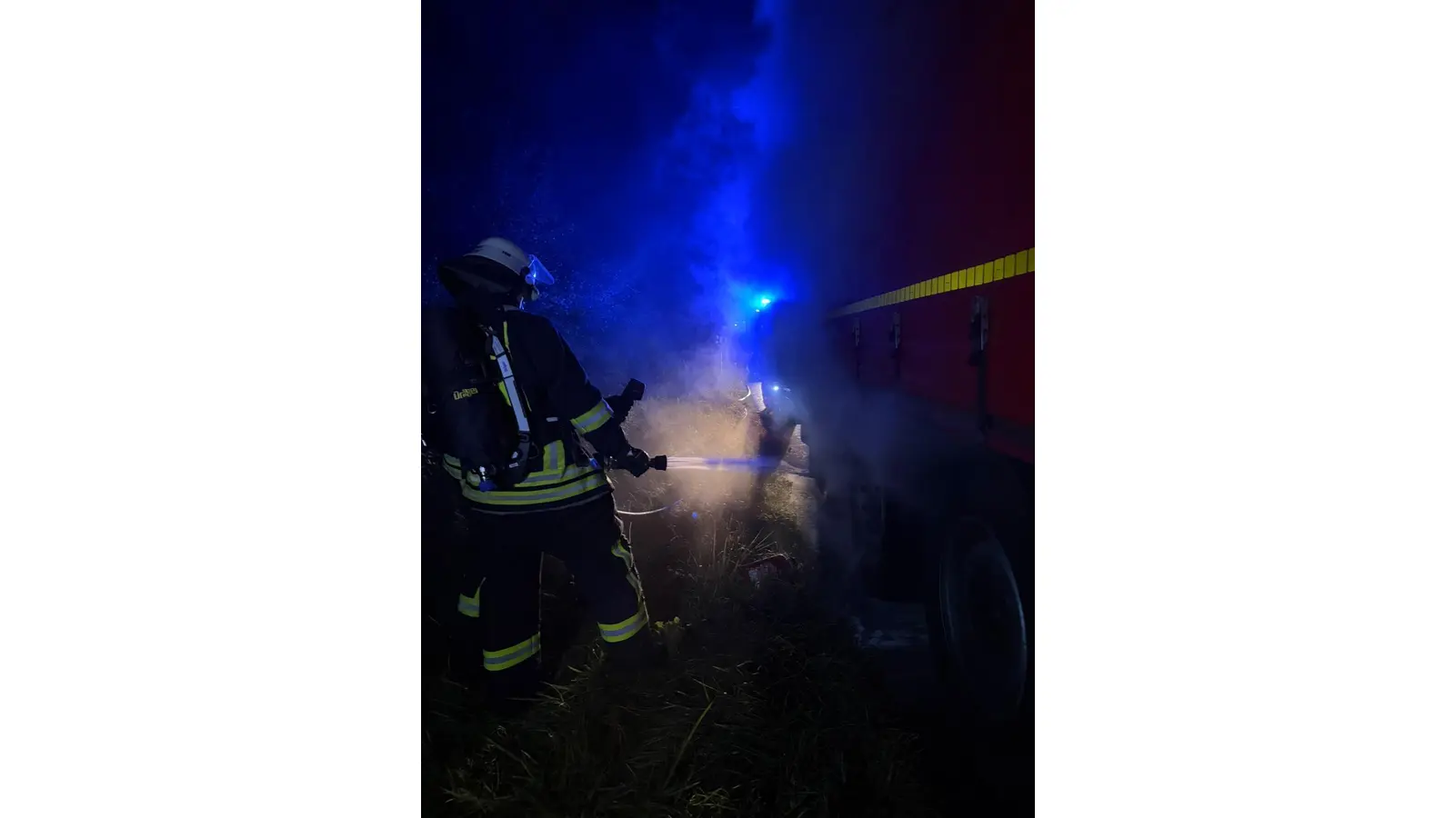 Einsatz auf der A2. (Foto: privat)