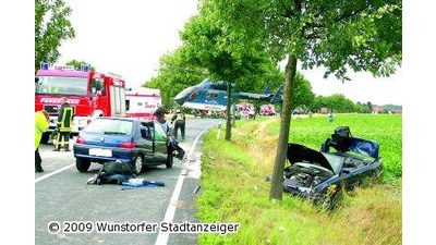 22-jähriger Cabriofahrer überholt und schleudert in Gegenverkehr (Foto: sowi)