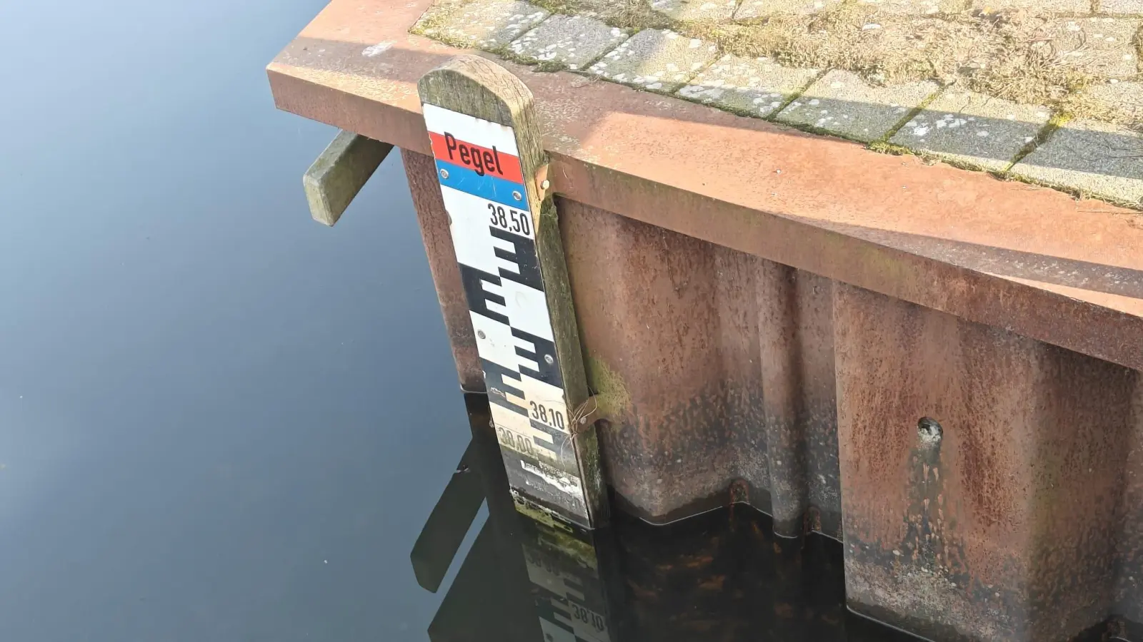Sehr niedrig: Wasserstand in Steinhudeam 9. März 2026. (Foto: wb)