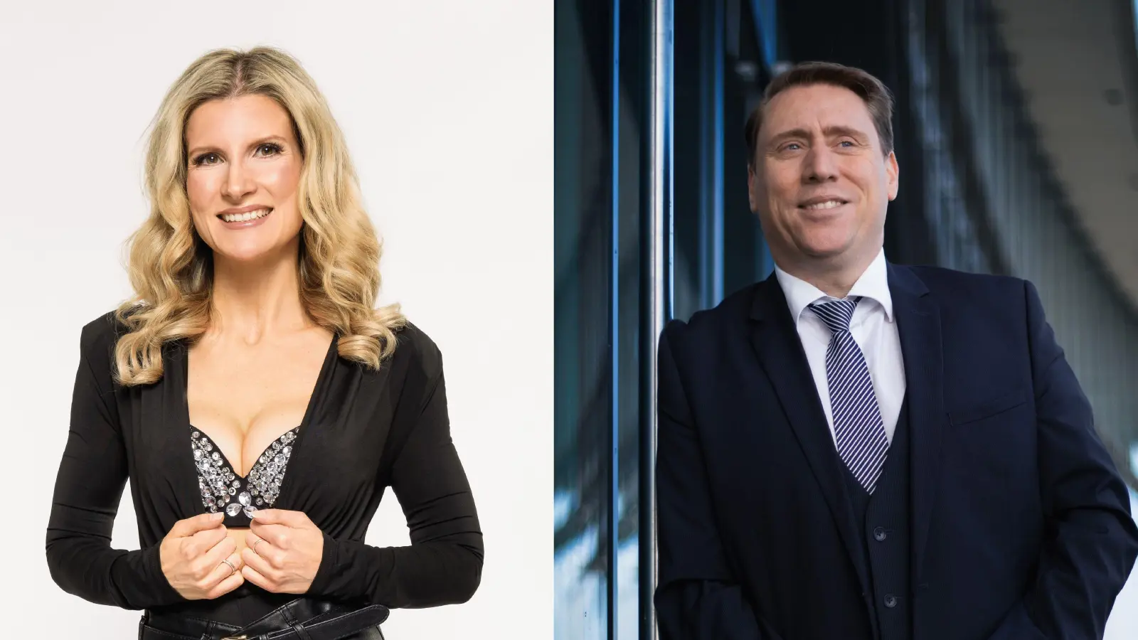 Schlager-Doubles der Extraklasse: Helene Fischer-Double „Caro“ und Roland Kaiser-Double Torsten Dehnert.  (Foto: privat)