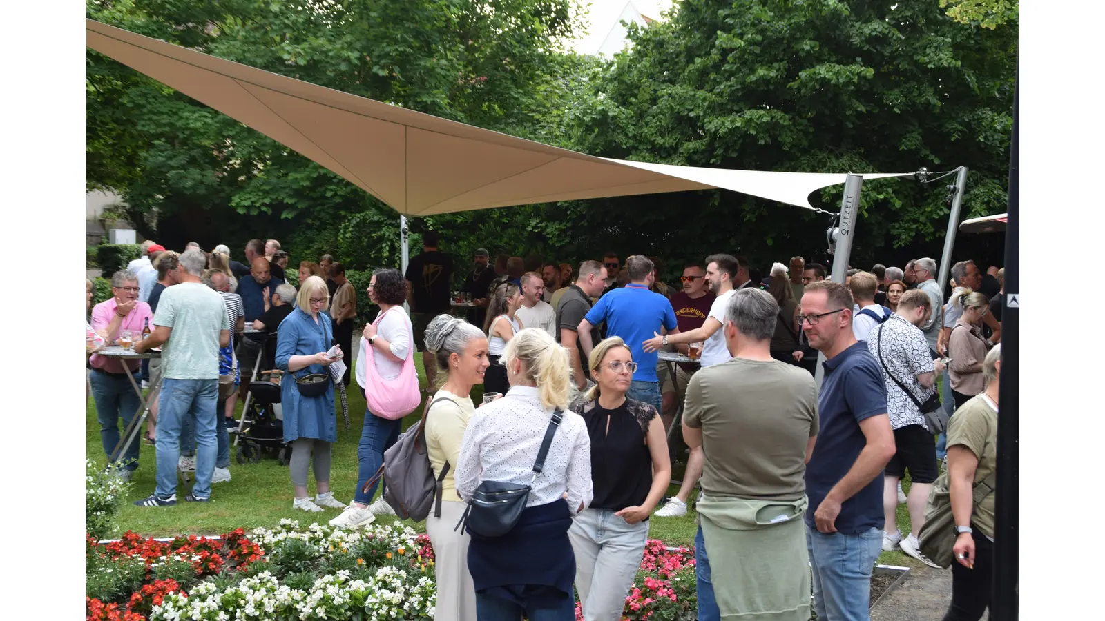 Gut besucht war auch der Landsberg`sche Hof. (Foto: ab)