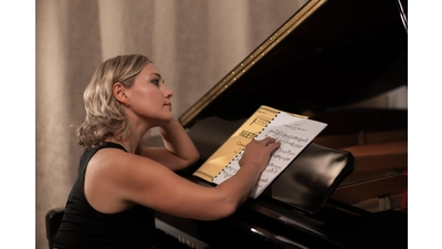 Violina Petrychenko freut sich auf das Konzert in Obernkirchen. (Foto: Oliver Motz)