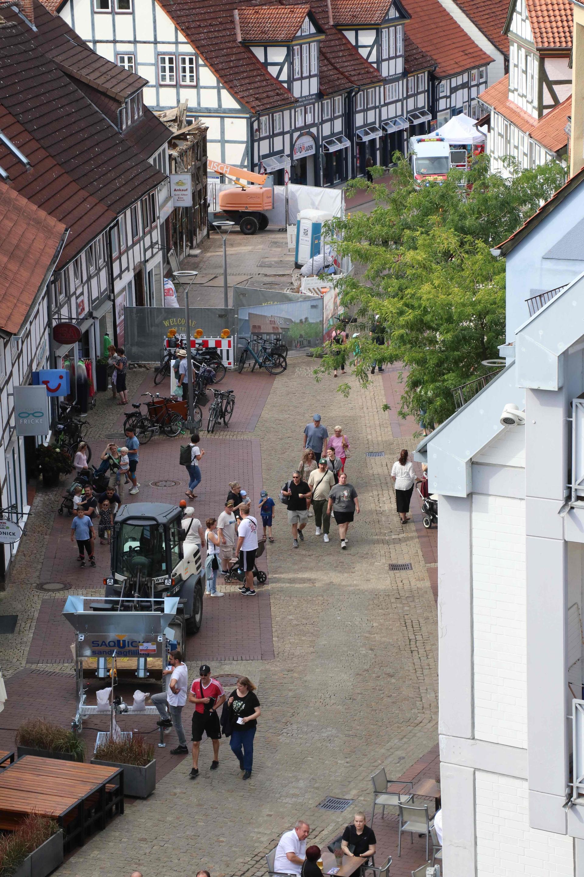 Eindrücke vom Rettertag in der Innenstadt und bei den Stadtwerken. (Foto: gi)
