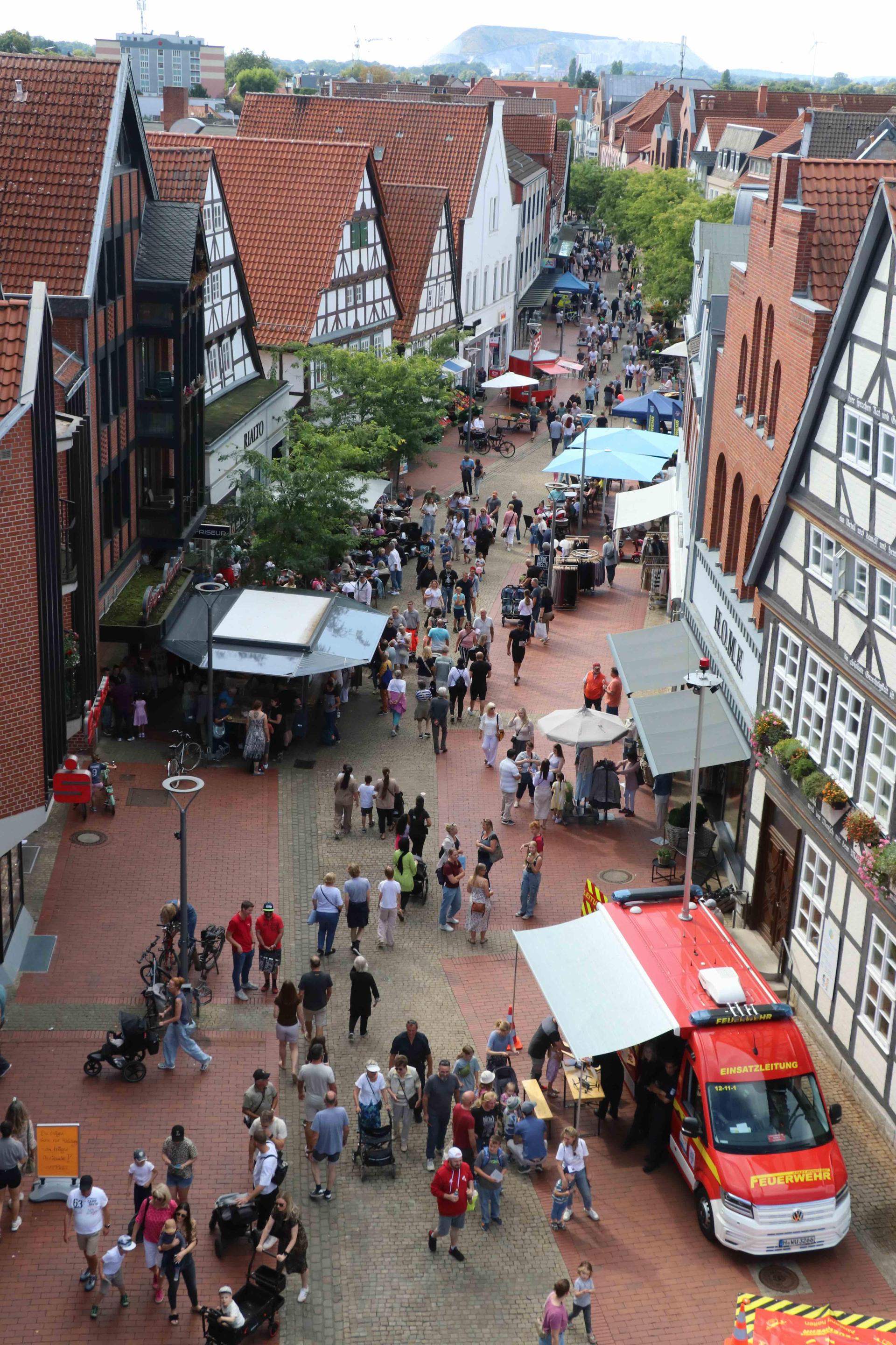 Eindrücke vom Rettertag in der Innenstadt und bei den Stadtwerken. (Foto: gi)