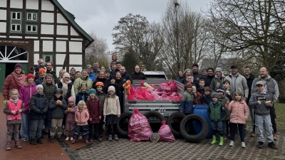Haben einiges geschafft: Die Teilnehmer der Aktion. (Foto: privat)