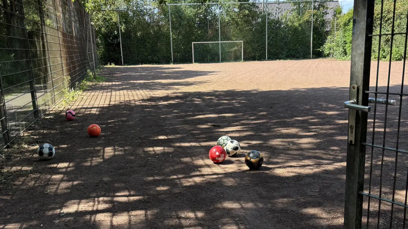Umstrittenes Gelände: Der Bolzplatz Adlerhorst in Luthe. (Foto: privat)