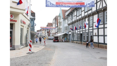 Nach dem Schützenfest soll als nächster Abschnitt der Fußgängerzonen-Sanierung die Obernstraße angegangen werden. Während des Festes sollen die Arbeiten ruhen.  (Foto: Borchers, Bastian)