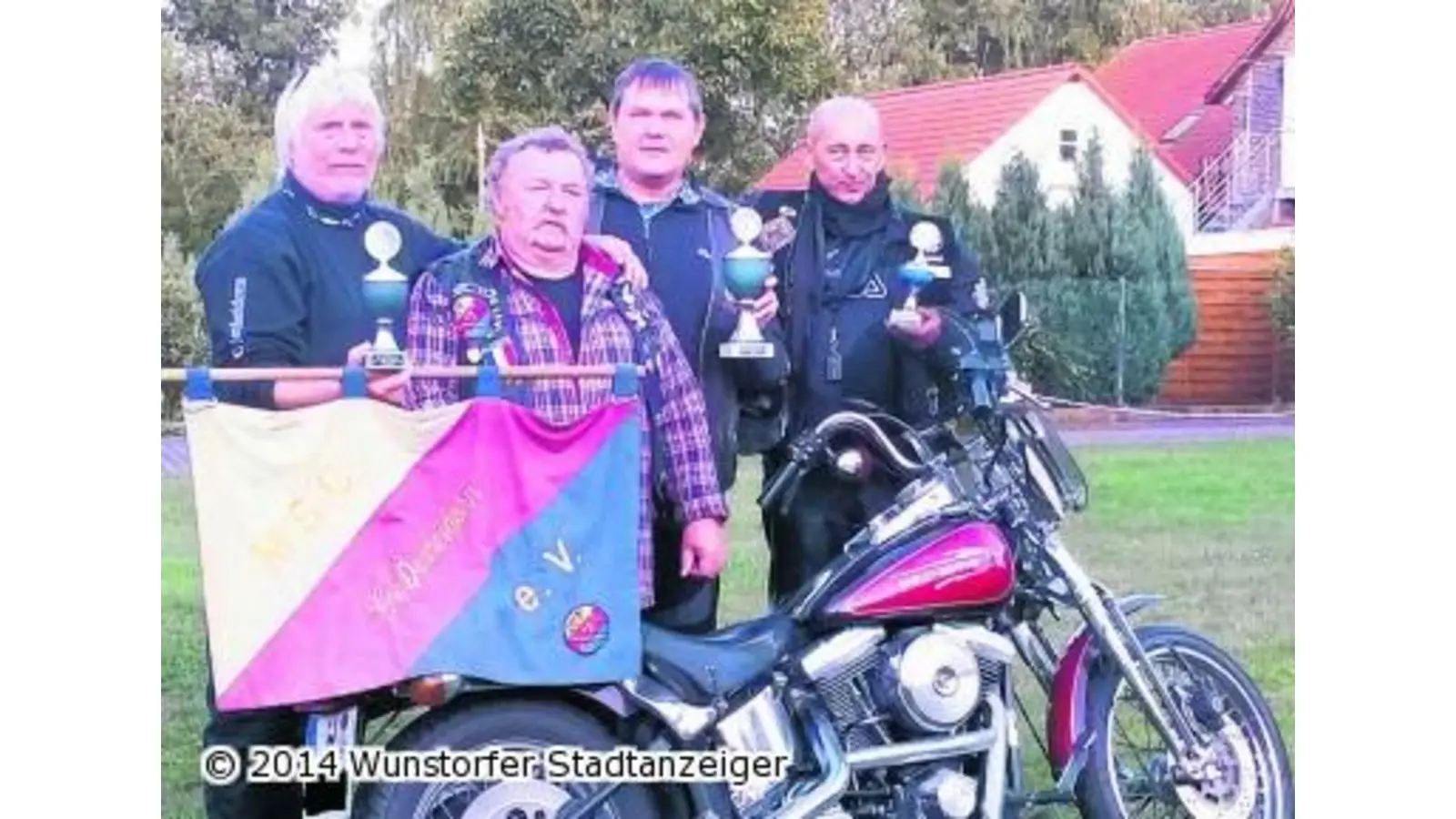 Biker trotzen dem Wetter (Foto: ew)