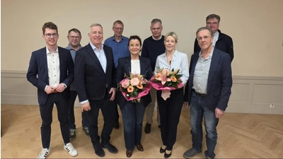 Tanya Warnecke (v.Mi.) im Kreis des CDU-Vorstands. (Foto: privat)