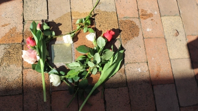 Gedenken an Röschen Spanier: Küsterstraße 4. (Foto: wb)