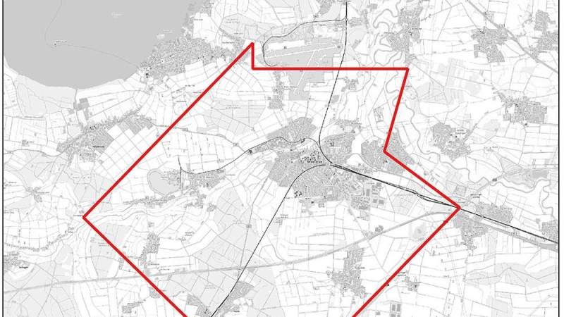 Genehmigung erteilt: Das Erlaubnisfeld Meerwärme I erstreckt sich rund um Wunstorf bis nach Bokeloh, Haste und an die Bundesautobahn 2. (Foto: LBEG)