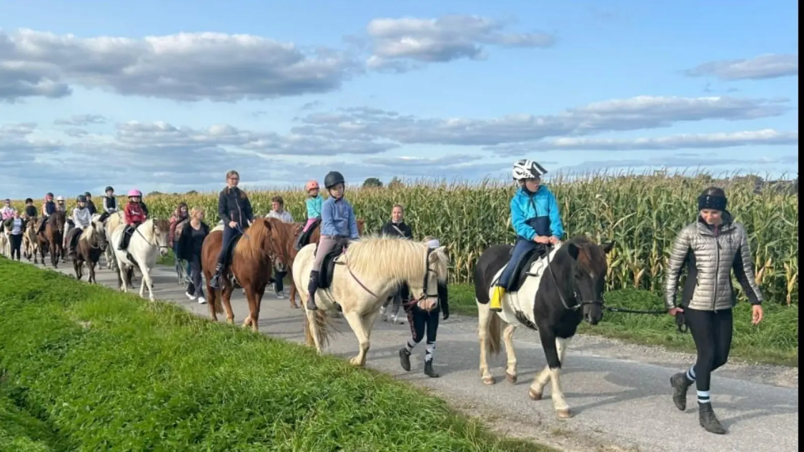 Gelungener Ausritt der Isi-Kinder von den Islandpferdereitern (Foto: privat)