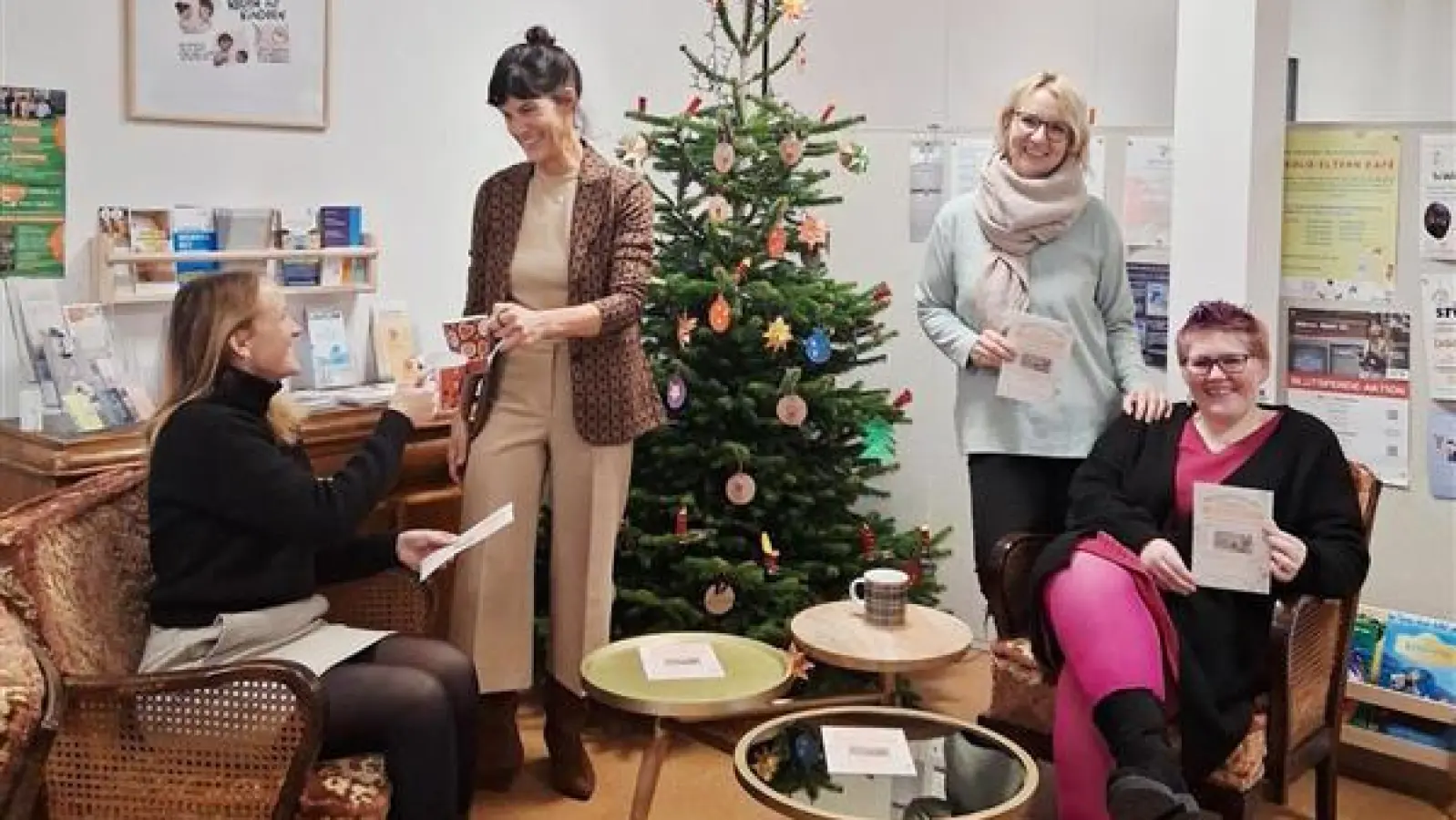 Planen das Familienfest (v.li.): Julia Schiele, Kathrin Block, Isabel Golec und Andrea Benndorf.  (Foto: privat)