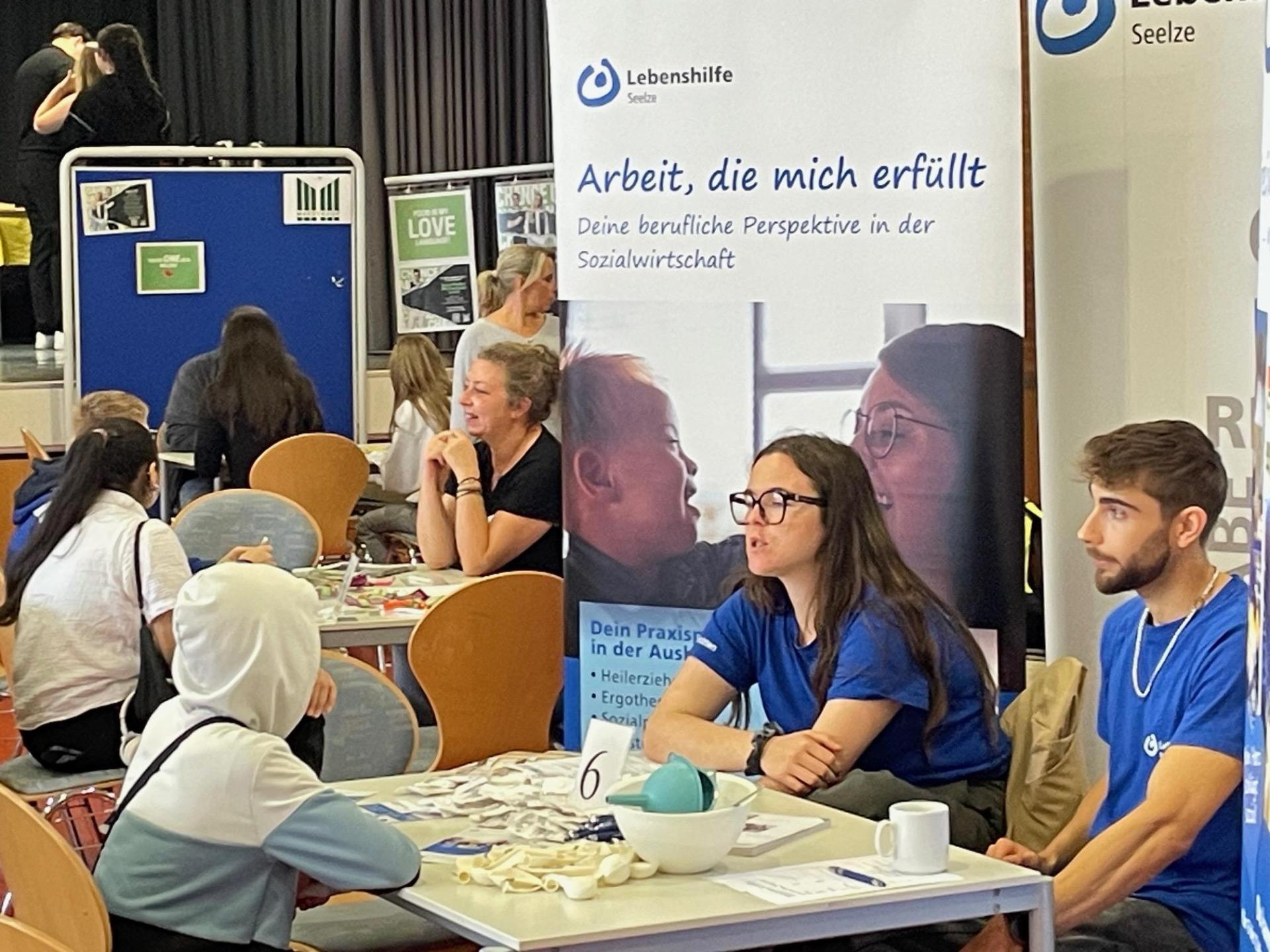 Austausch: Messestand der Lebenshilfe. (Foto: privat)