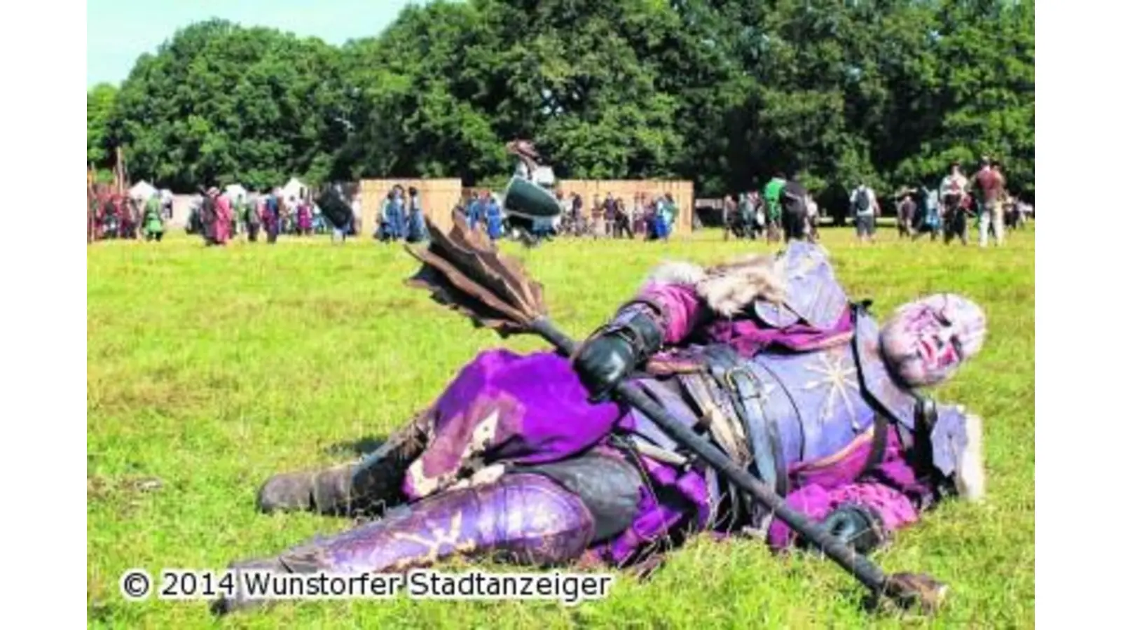 Elben und Orks auf der Brokeloher Weide (Foto: red)