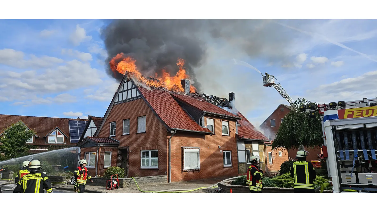 Der Küchenbrand bereitet sich rasch aus.  (Foto: Feuerwehr)