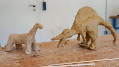 Kinder können Dinos gestalten.  (Foto: privat)