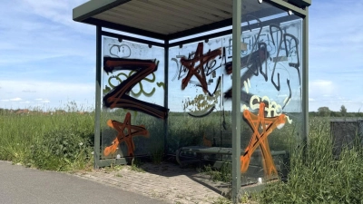 Graffiti, die vom Staatsschutz bewertet werden. (Foto: gk)