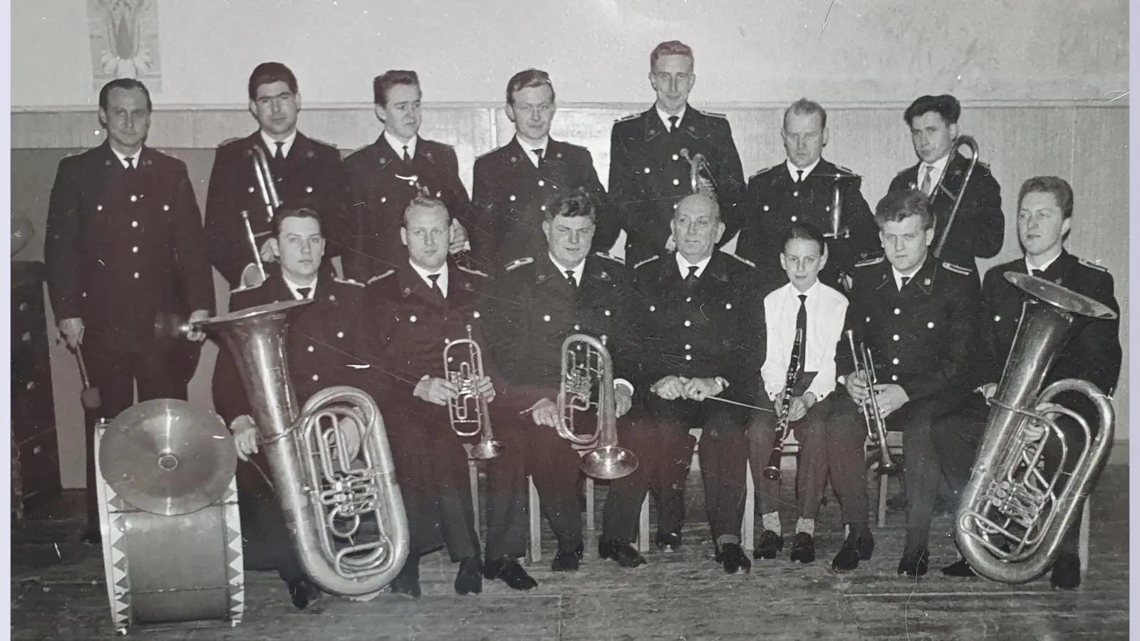 Ein Bild vom Musikverein Lohnde aus dem Jahr 1960.  (Foto: privat)