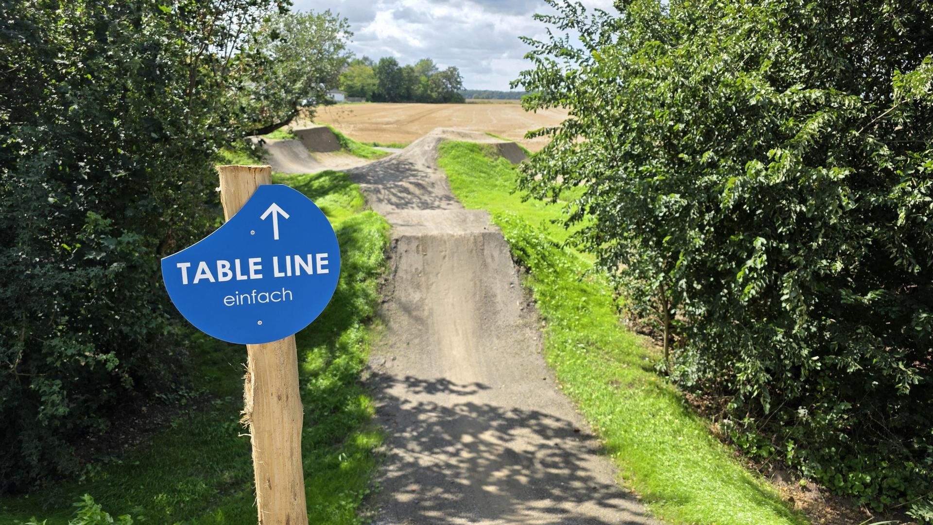 Nach der Freigabe: Erste Eindrücke vom Bikepark an der Reiterkuhle. (Foto: tau)