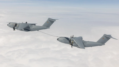 Im Einsatz: Der fliegende A400M-Tanker des LTG 62. (Foto: Bundeswehr/Christian Timmig)