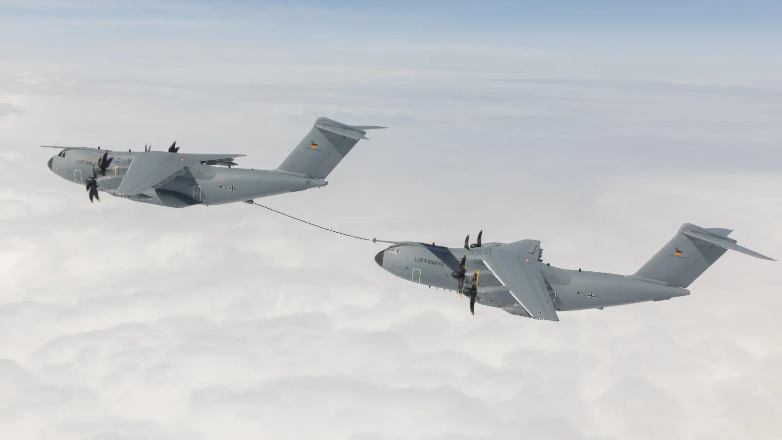 Im Einsatz: Der fliegende A400M-Tanker des LTG 62. (Foto: Bundeswehr/Christian Timmig)