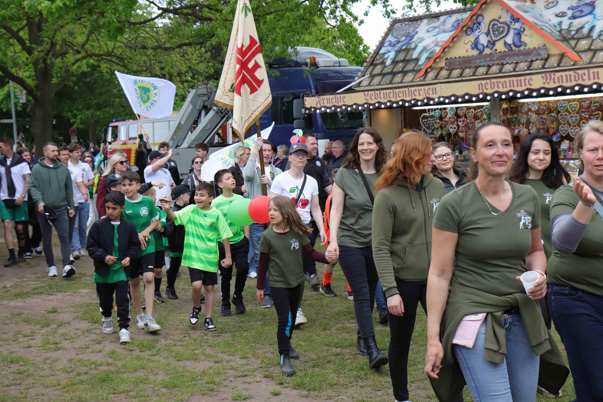 Ziel erreicht: Das Festgelände. (Foto: tau)