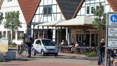 Wird oft missachtet: Fußgängerzone Alter Winkel. (Foto: wb)