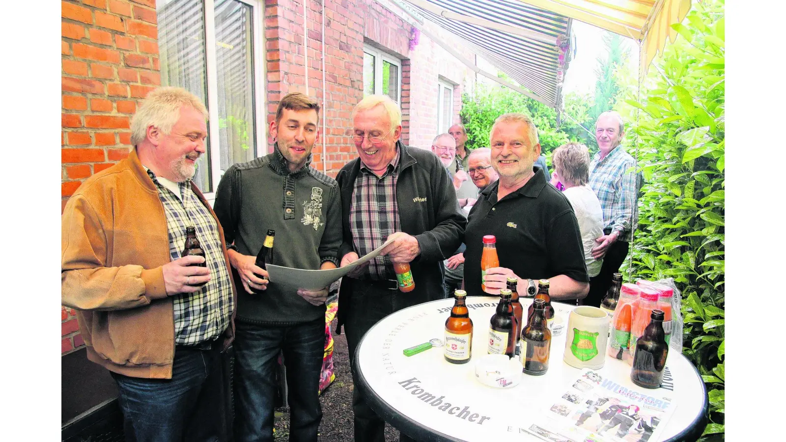 Eingestimmt auf das Schützenfest (Foto: gi)