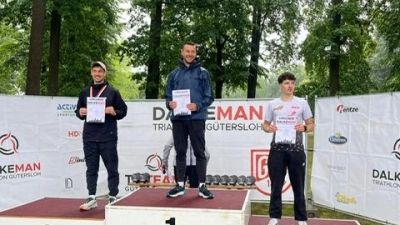 Ganz oben auf dem Treppchen: Gesamtsieger Malte Wortmann. (Foto: privat)