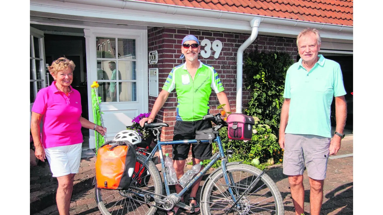 Besuch bei Wunstorfer Mitgliedern (Foto: gi)