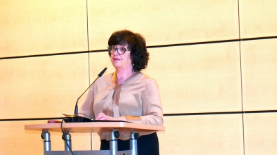 Gastgeberin und Vorsitzende der Jüdischen Gemeinde Schaumburg: Marina Jalowaja. (Foto: gk)