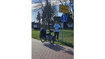 Thorsten startet von Rodenberg aus die 8.000 Kilometer-Strecke. (Foto: privat)