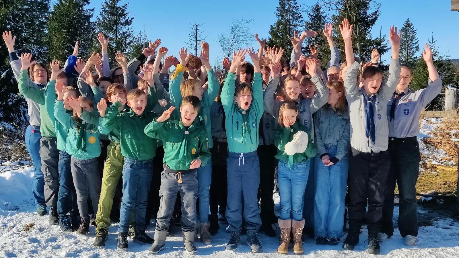 Auf Winterfahrt: Die Pfadfinder. (Foto: privat)