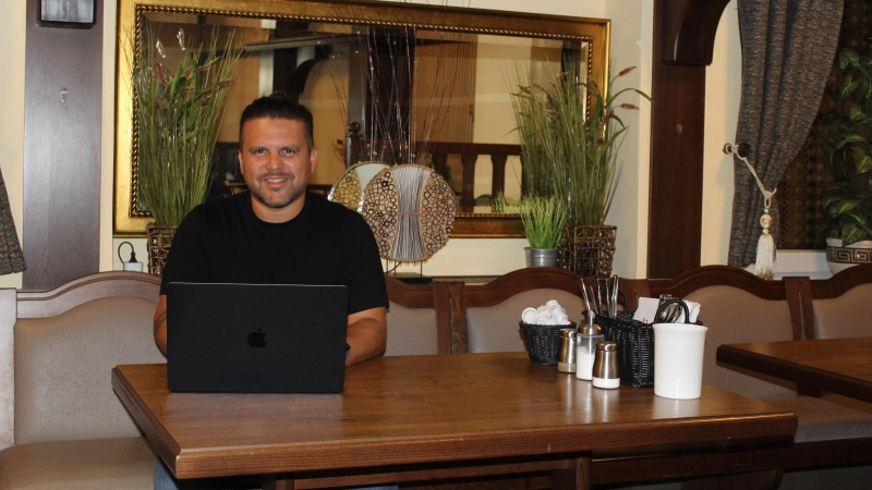 Baut sich mit KI ein zweites Standbein auf: Pantelis Nanis. (Foto: wb)