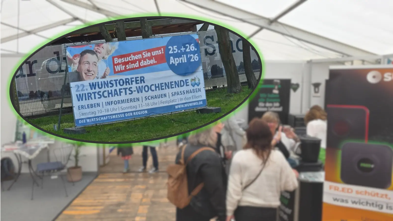 Erleben, informieren, schauen, Spaß haben: Das Wunstorfer Wirtschafts-Wochenende. (Foto: tau, Bildmontage)