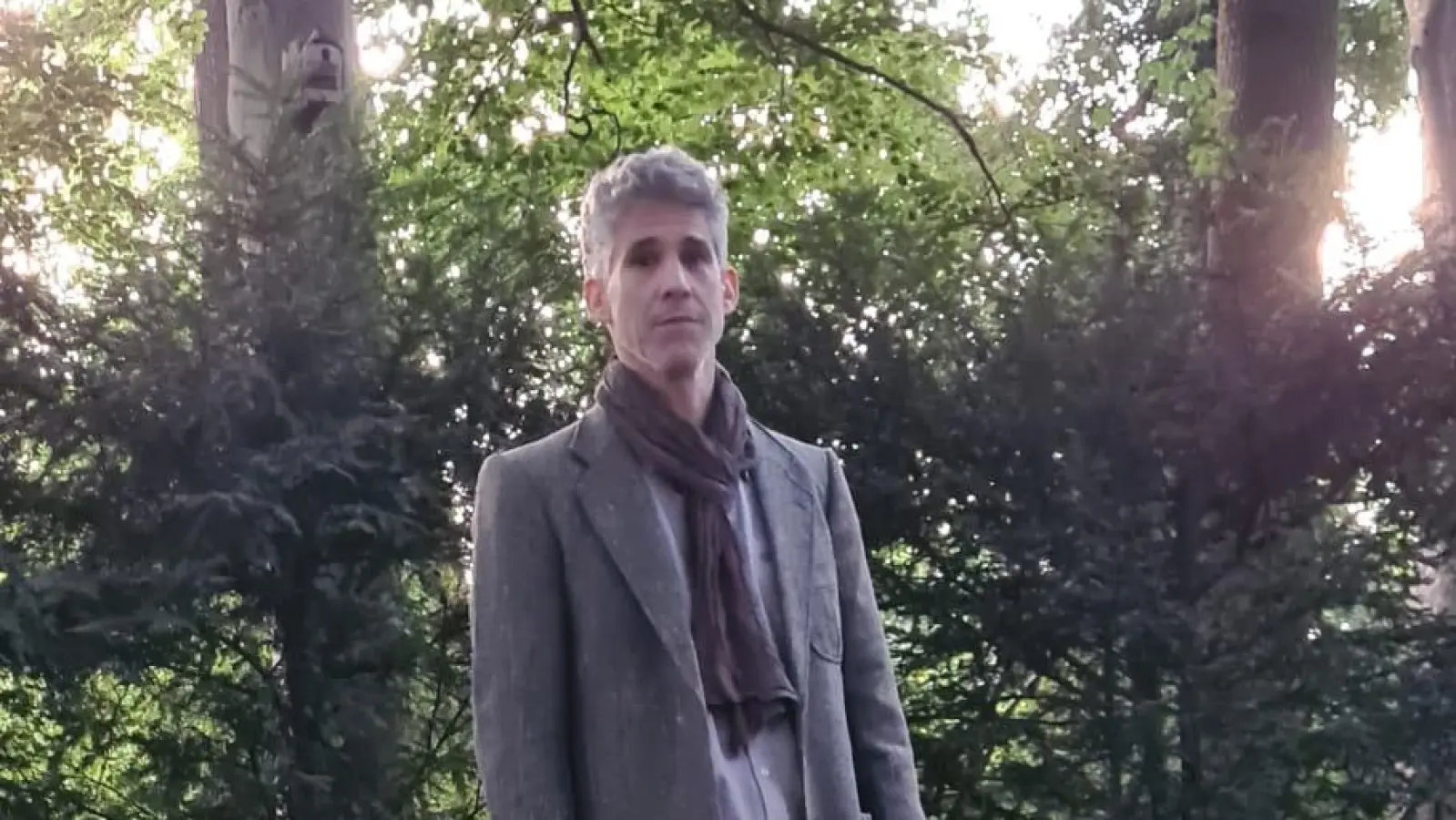 Auf der Naturbühne: Künstler Manuel Klein. (Foto: privat)