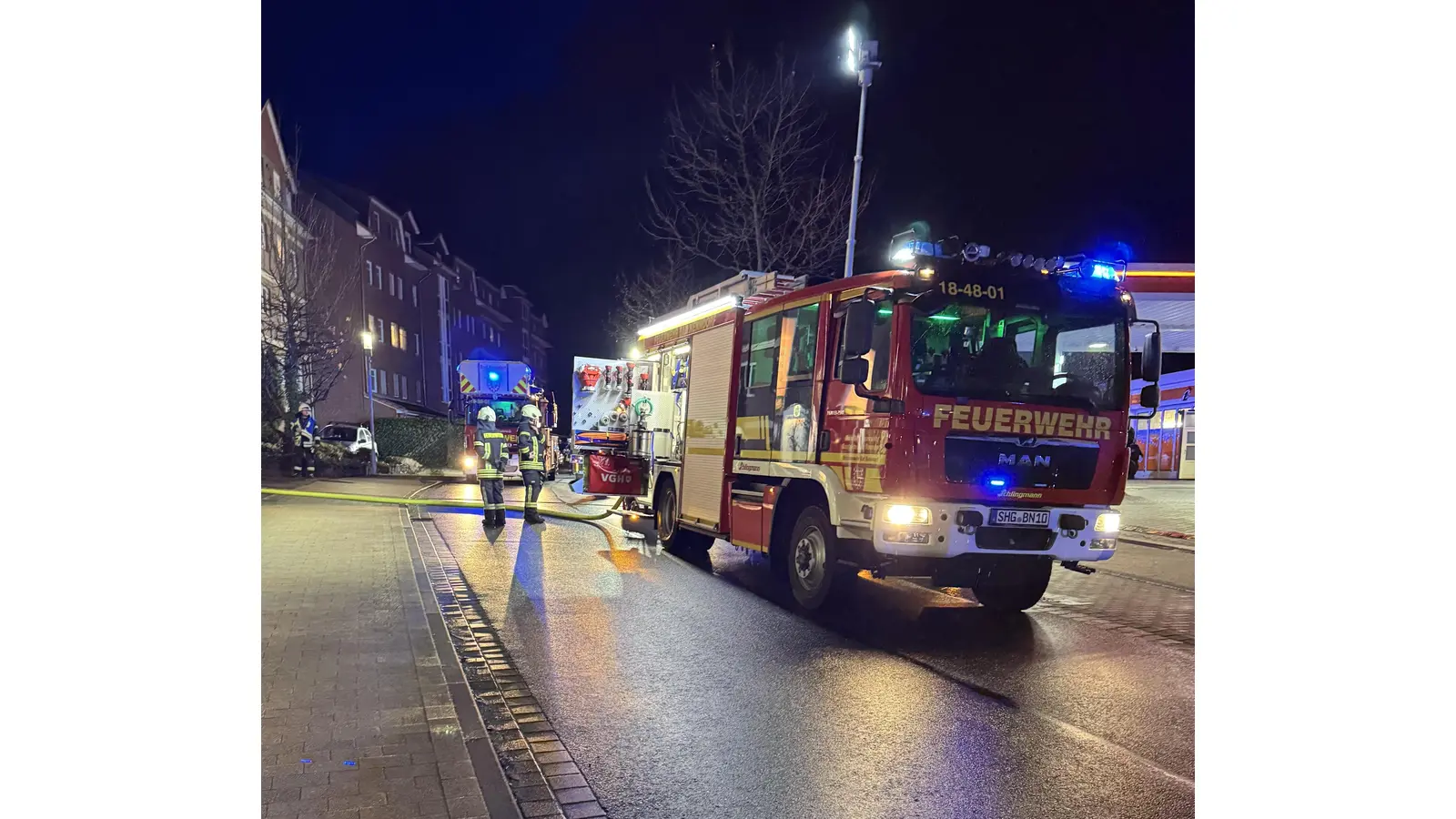 Ein Großaufgebot der Feuerwehr war im Einsatz. (Foto: Feuerwehr)