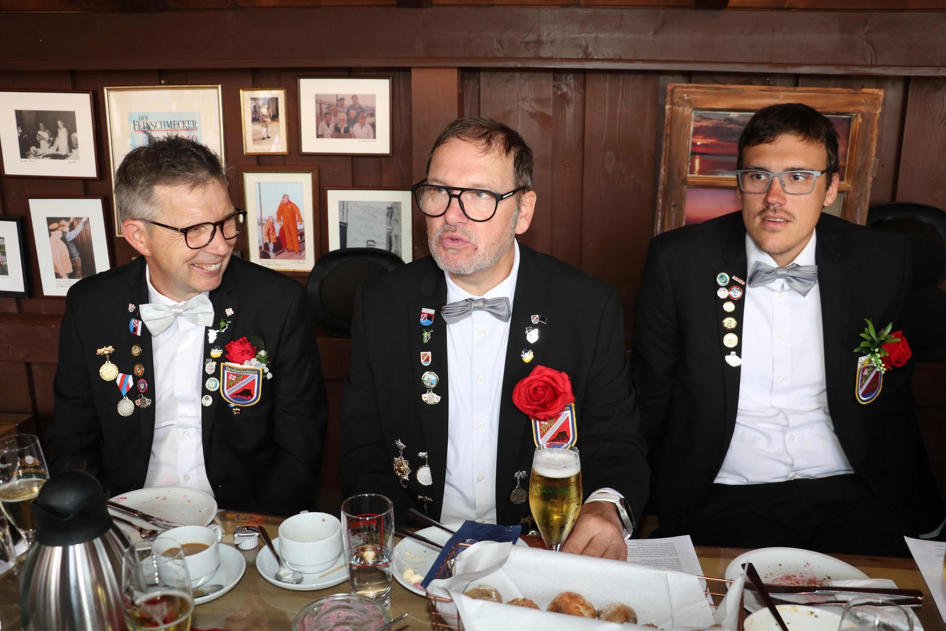 Teil des Schützenfestwochenendes: Eindrücke vom Bürgerfrühstück.  (Foto: gi)